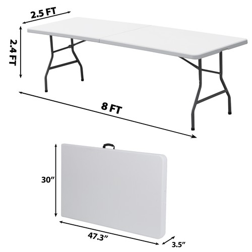 8ft folding table portable - 8ft,